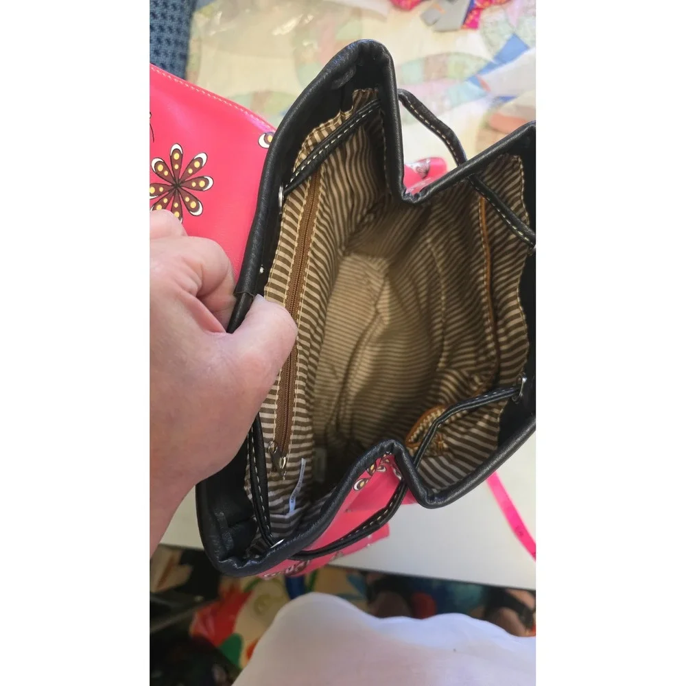 Unbranded Sugar Skull Backpack Women Medium Pink NWOT